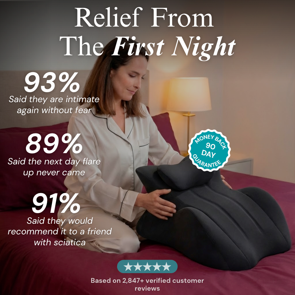 LOVYNOX - SUPPORT PILLOW THAT ENDS SCIATICA INTIMACY PAIN