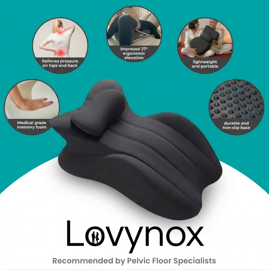 LOVYNOX - SUPPORT PILLOW THAT ENDS SCIATICA INTIMACY PAIN