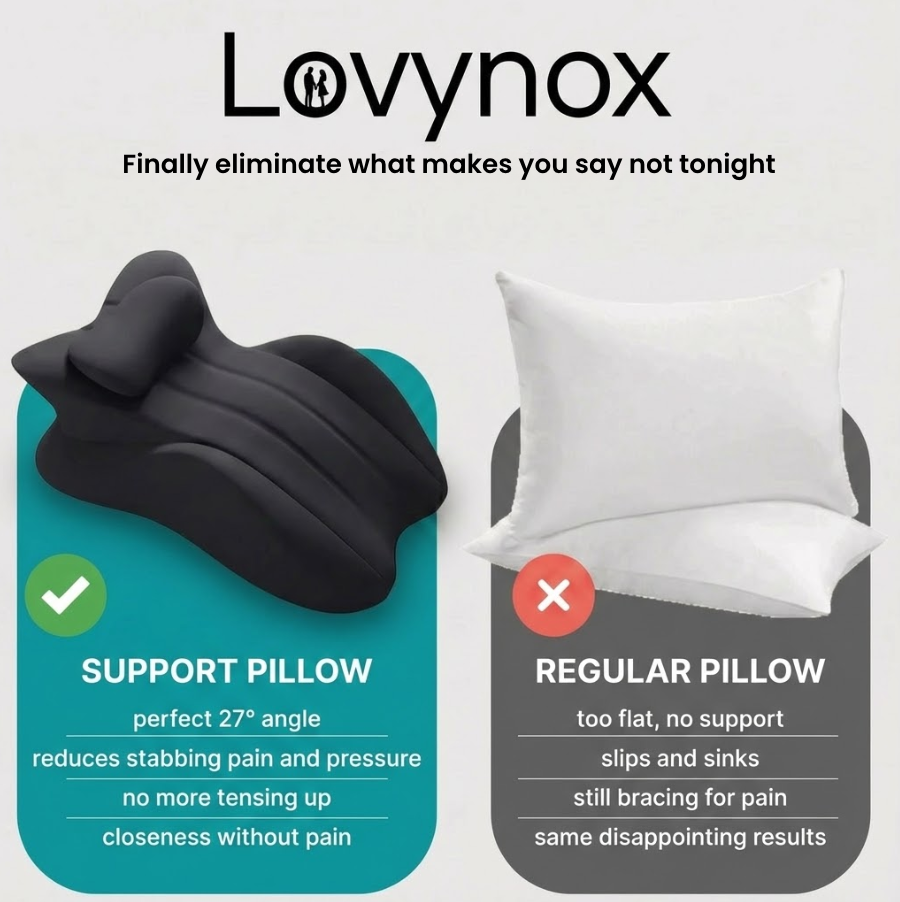 LOVYNOX -  SUPPORT PILLOW FOR PAIN-FREE INTIMACY AGAIN